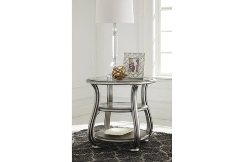 222552802:Coralayne End Table in Silver, Image 2