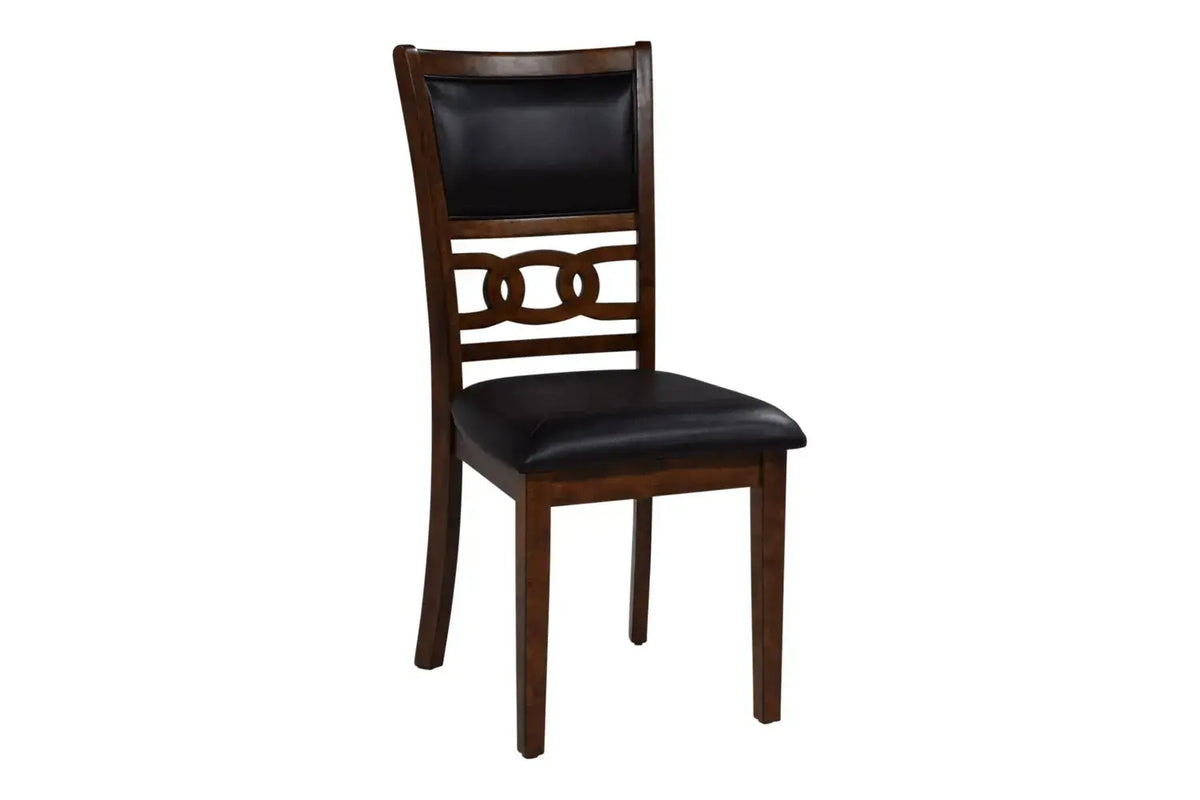936131410:Gia Round Dining Table & 4 Chairs in Light Brown, Image 5