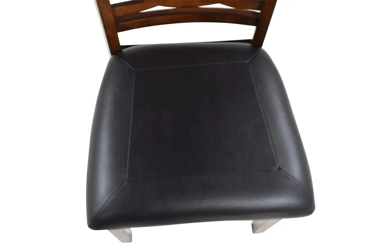 936131410:Gia Round Dining Table & 4 Chairs in Light Brown, Image 7