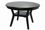 513004772:Gia Round Dining Table & 4 Chairs in Dark Brown, Image 2
