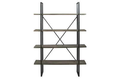 867065700:Gilesgrove Tall Bookcase in Black & Gray, Image 2