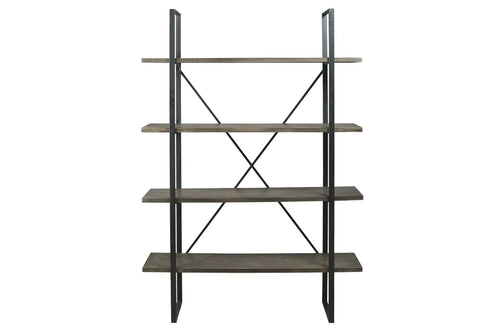 867065700:Gilesgrove Tall Bookcase in Black & Gray, Image 2