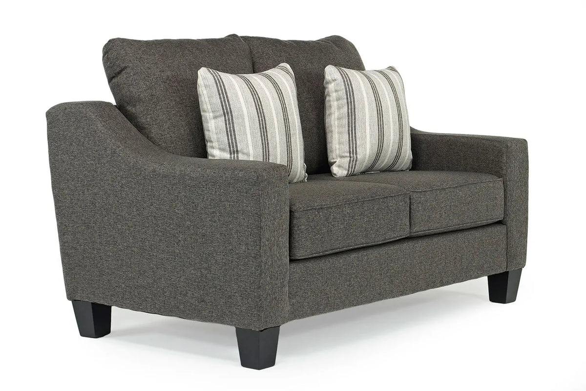 779282556:Lucy Loveseat in Charcoal, Image 1