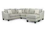 146780182:Lucy Tux Sofa Chaise Sectional in Linen, Right Facing, Image 1