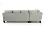 146780182:Lucy Tux Sofa Chaise Sectional in Linen, Right Facing, Image 4