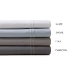 056413769:Malouf Supima Sheets in Smoke, Split California King, Set of 2, Image 2