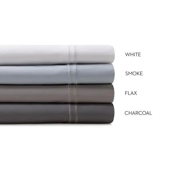 478115215:Malouf Supima Sheets in Charcoal, Split California King, Set of 2, Image 2