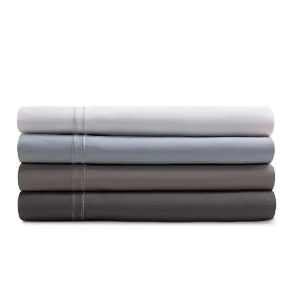 799910266:Malouf Supima Sheets in Smoke, Queen, Image 3