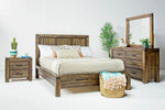 MEADOW060:Meadow Panel Bed & Dresser & M,