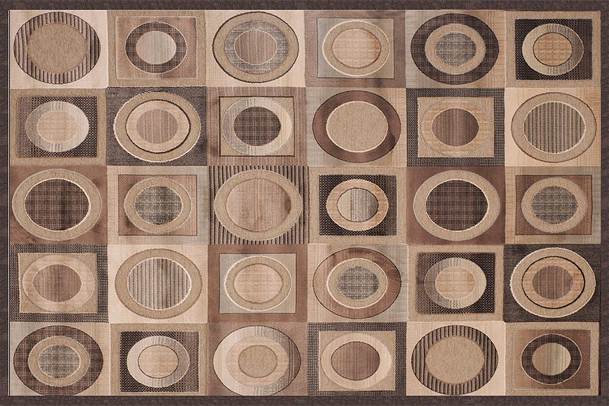 316617388:Napa Rug in Gray Circles, 5 x 8, Image 1