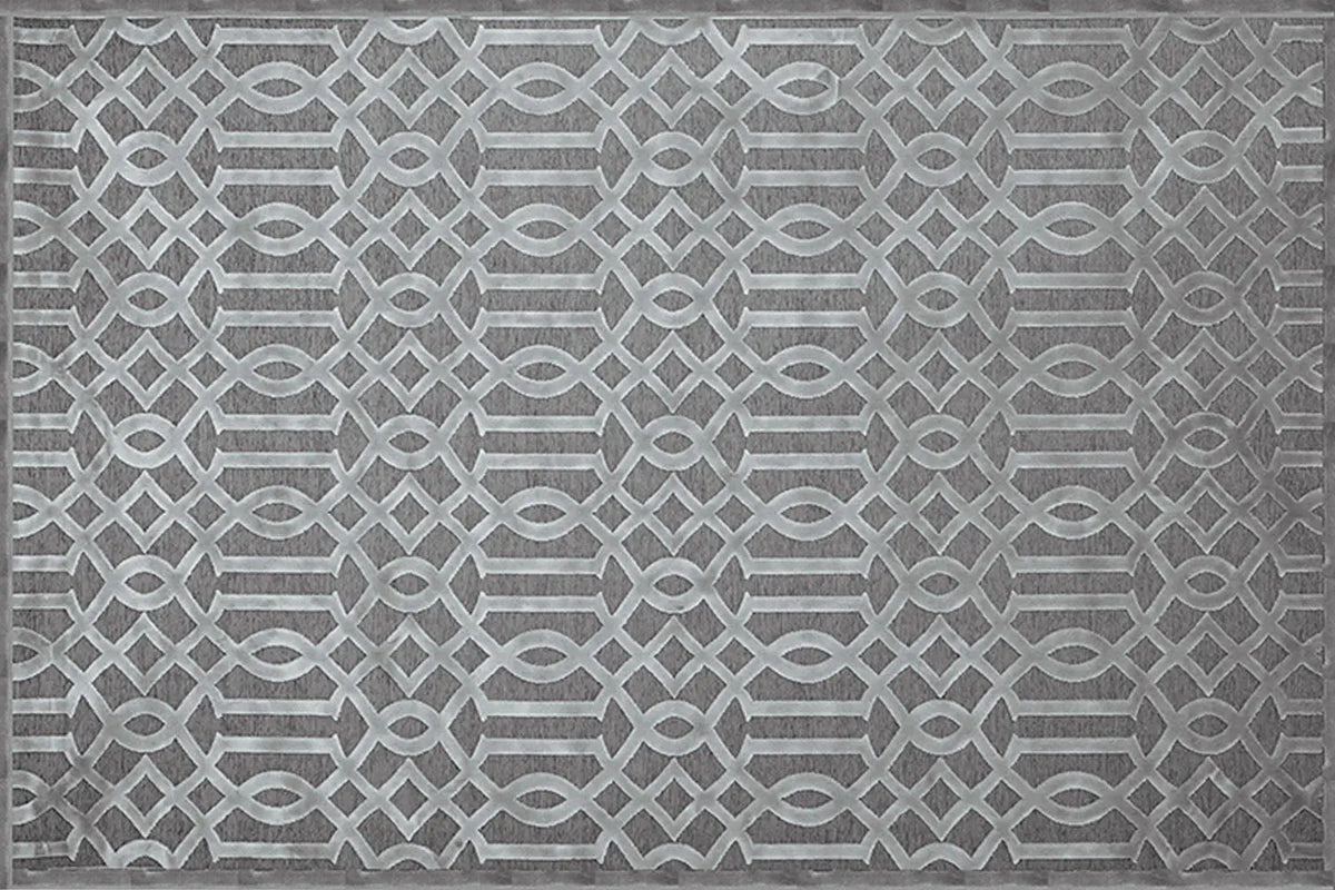 326173610:Napa Rug in Gray Geometric, 5 x 8, Image 1