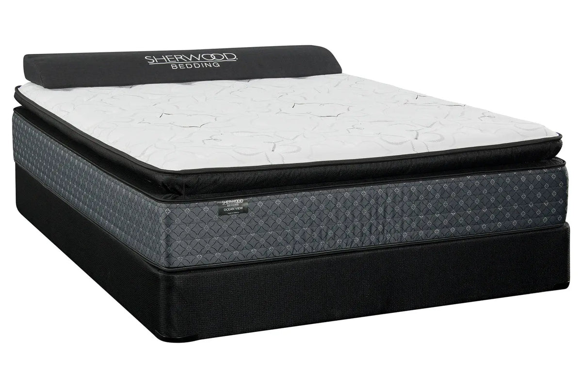 851527198:Sherwood Ocean View Jumbo Pillow Top Mattress, Twin, Pillow Top, Image 1