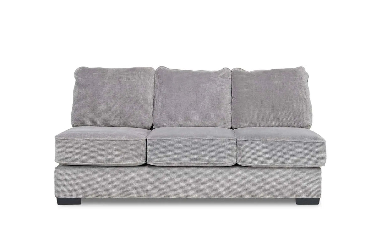 755228215:Oracle Armless Sofa in Platinum, Down, Image 1