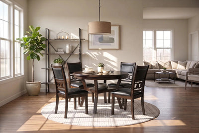507948712:507948712:Gia Round Dining Table & 4 Chairs, Angled