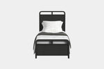 EMBER0015:Emberly Panel Bed & Dresser & Mirror & Nightstand, Front
