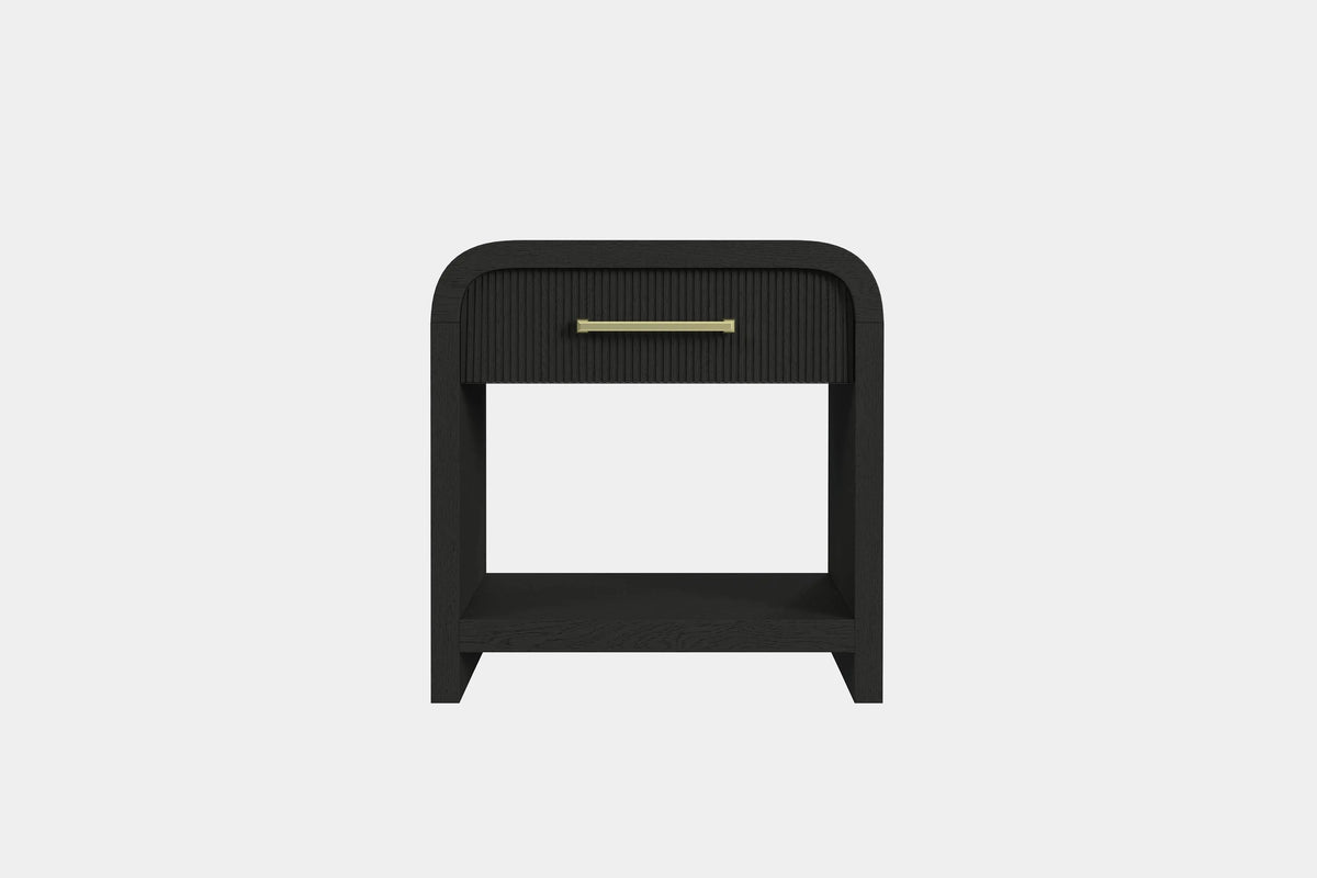 EMBER0012:Emberly Panel Bed & Dresser & Mirror & Nightstand, Front