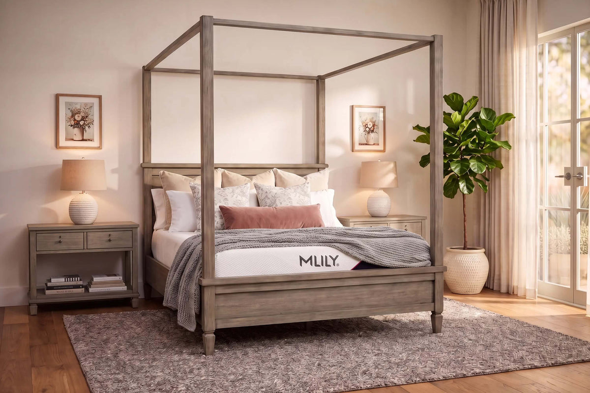 COUNTRY02:Country Side Canopy Bed, 