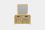 EMBER0115:Emberly Panel Bed & Dresser & Mirror & Nightstand, Front