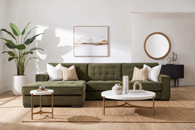 AUSTEN000:AUSTEN000:Austen Sofa Chaise Sectional Left Facing,Styled
