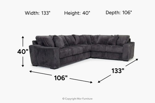 CASPER013:Casper_Tux_Sofa_Sectional_Custom_Left_DMs_CASPER013