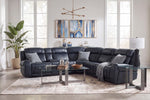 ARLO00010:Arlo 6 Piece 3 Power Sectional w 3 Power Armless Recliner,Styled