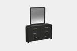 EMBER0012:Emberly Panel Bed & Dresser & Mirror & Nightstand, Angled