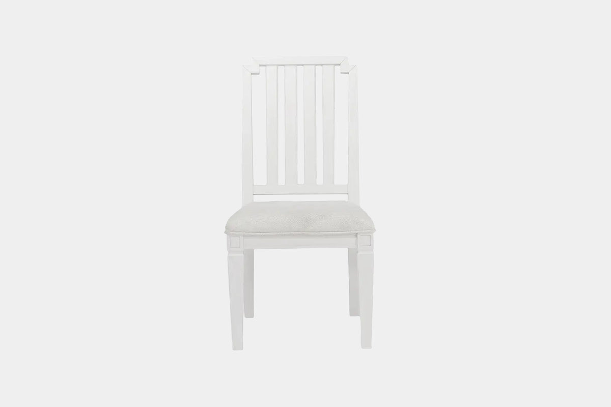 058163630:Willowbrook Slat Back Side Chair, FrontSideBack