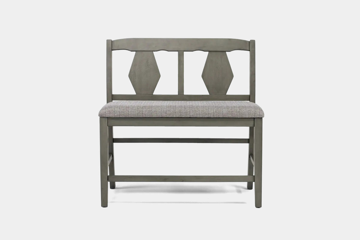 NAPA00004:Napa Counter Height Dining Table & 4 Stools & Bench, Front