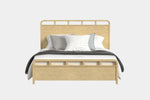 EMBER0107:Emberly Panel Bed & Dresser & Mirror & Nightstand, Front