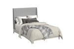 WESTLAN00:WESTLAN00:Westland Upholstered Panel Bed, AngledAngle