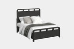 EMBER0012:Emberly Panel Bed & Dresser & Mirror & Nightstand, Angled