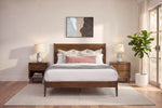 ALPINE001:ALPINE001:Alpine Panel Bed In Espresso,Styled