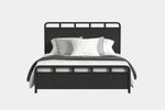 EMBER0007:Emberly Panel Bed & Dresser & Mirror & Nightstand, Front