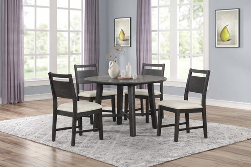 463577339:Sable Crest Round Dining Table & 4 Chairs, Styled