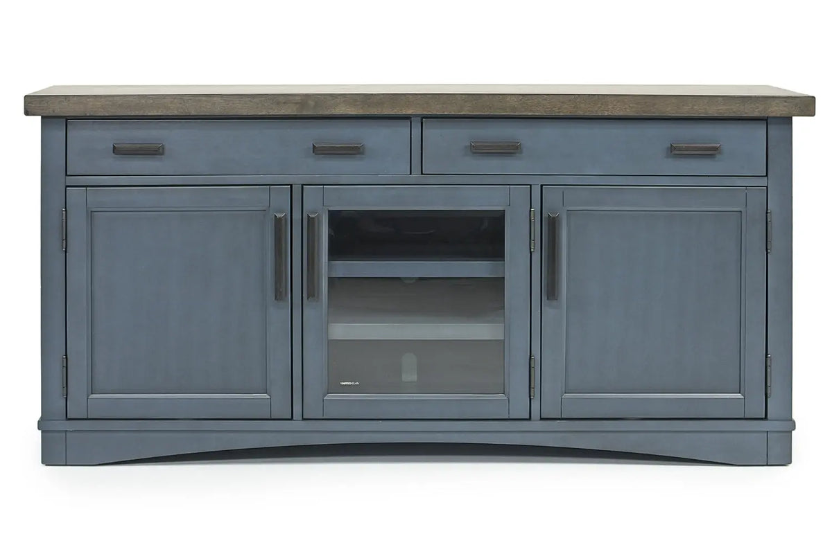 015198108:Americana Media Console in Blue, 63 Inch, Image 2