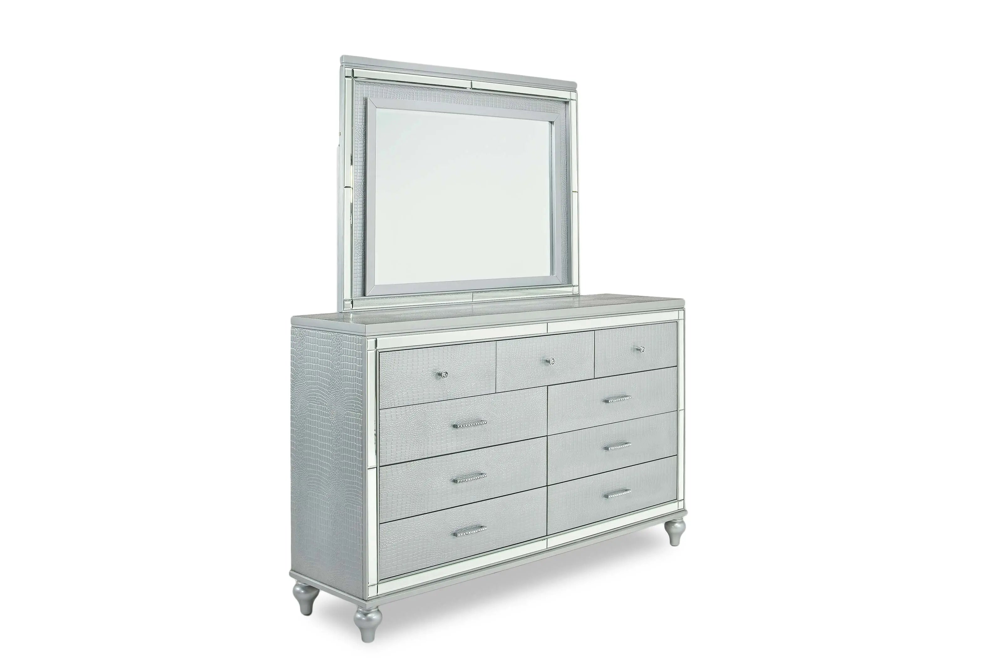 524125437:Valentino Mirror in Silver, Image 2