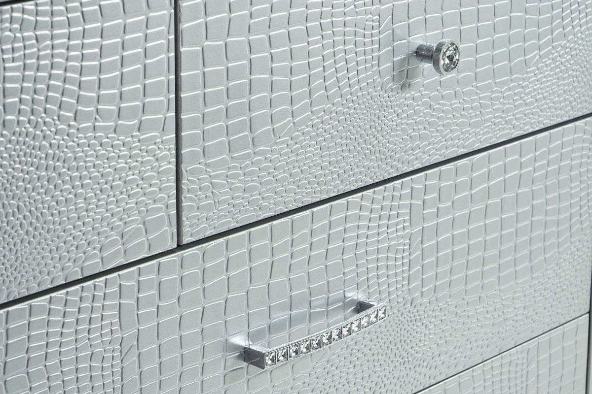 606374871:Valentino Nightstand in Silver, Image 4