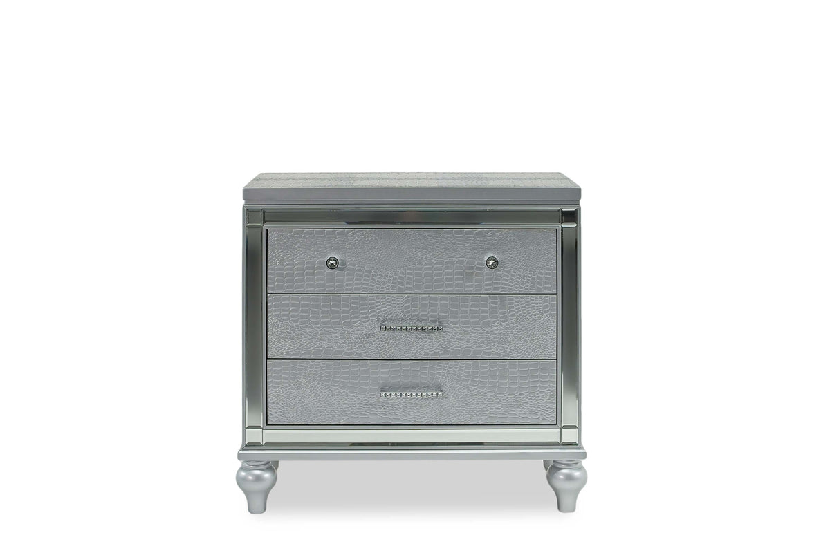 606374871:Valentino Nightstand in Silver, Image 2