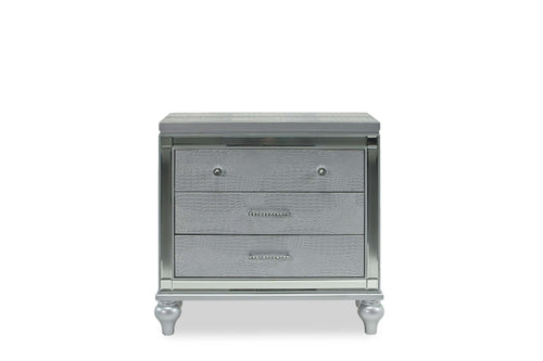 606374871:Valentino Nightstand in Silver, Image 2