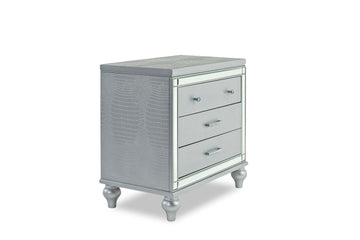 606374871:Valentino Nightstand in Silver, Image 1