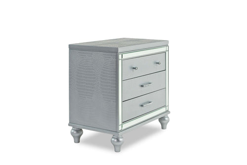 606374871:Valentino Nightstand in Silver, Image 1