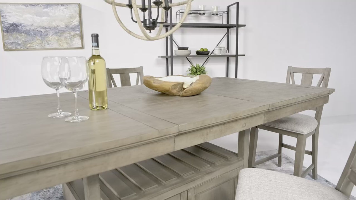 Load video: 726044385:Bay Creek Dining Table &amp; 4 Chairs, Video