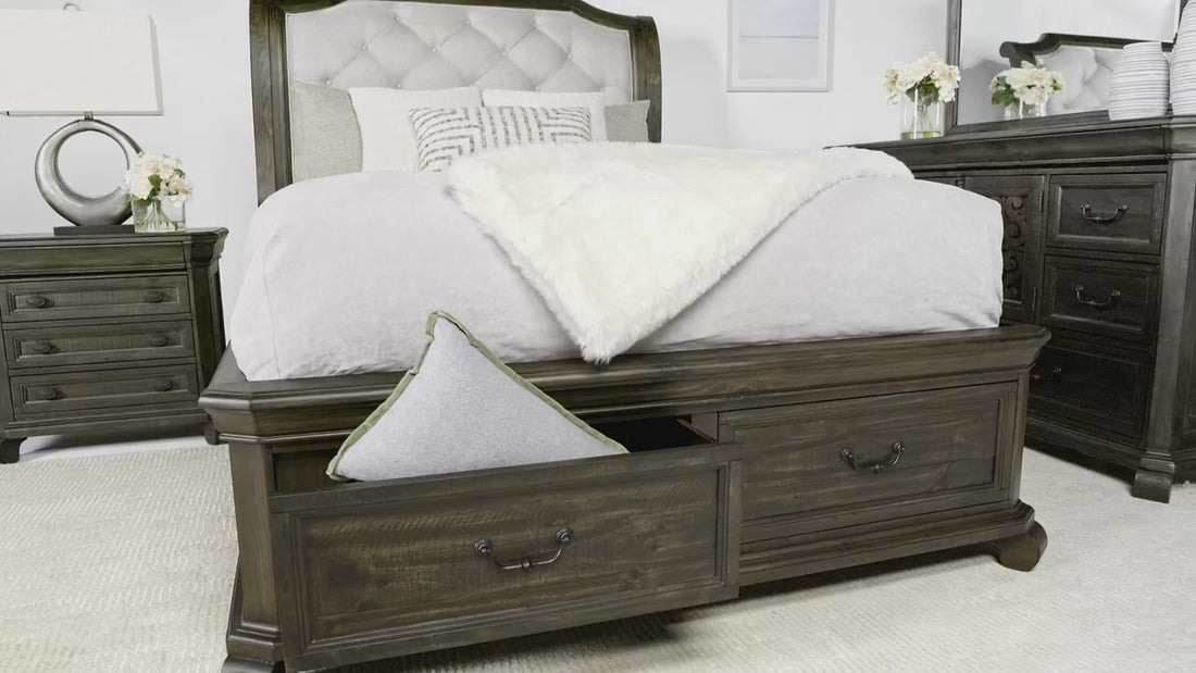278640323:Bellamy Sleigh Bed, Video