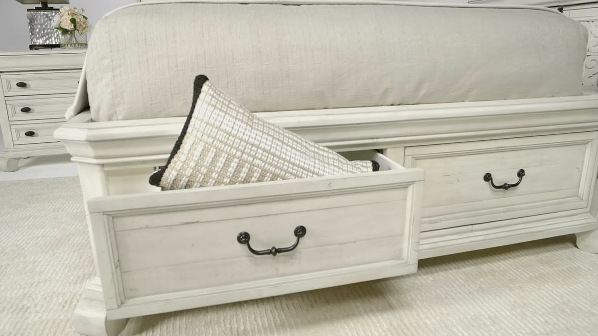 Load video: 919605383:Bellamy Sleigh Bed &amp; Dresser &amp; Mirror, Video