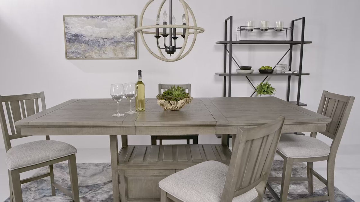 Load video: 881841813:Bay Creek Counter Height Dining Table &amp; 4 Stools, Video
