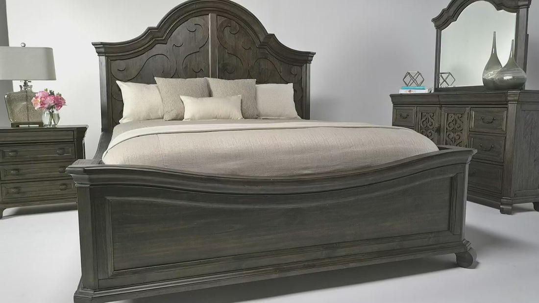 216776887:Bellamy Arch Panel Bed, Video