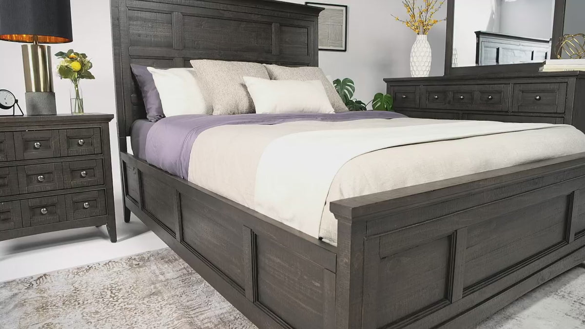 Load video: 913009337:Bay Creek Panel Bed, Video