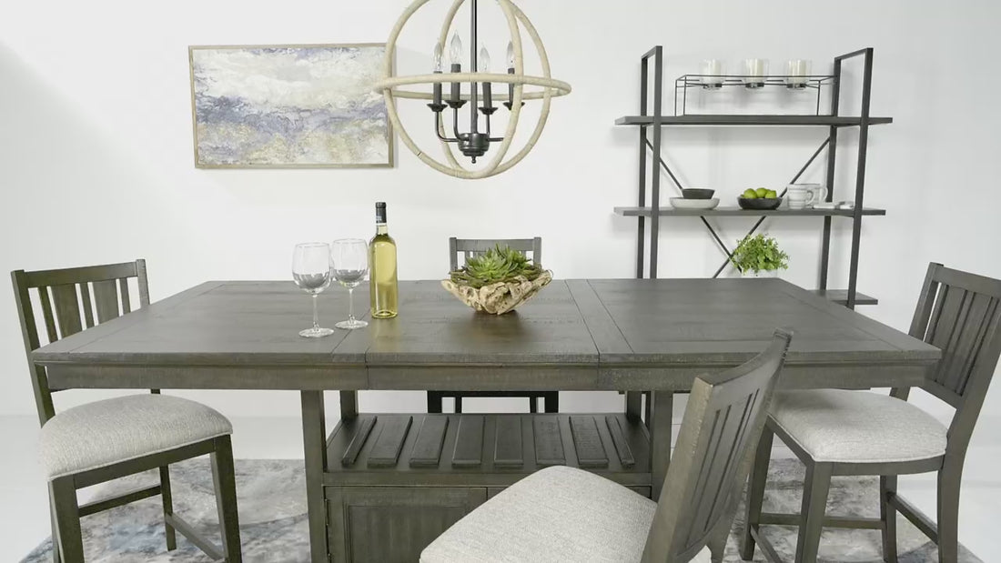 368733751:Bay Creek Counter Height Dining Table & 4 Stools, Video