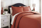 584194513:Raleda Coverlet in Orange, Eastern King, Image 2