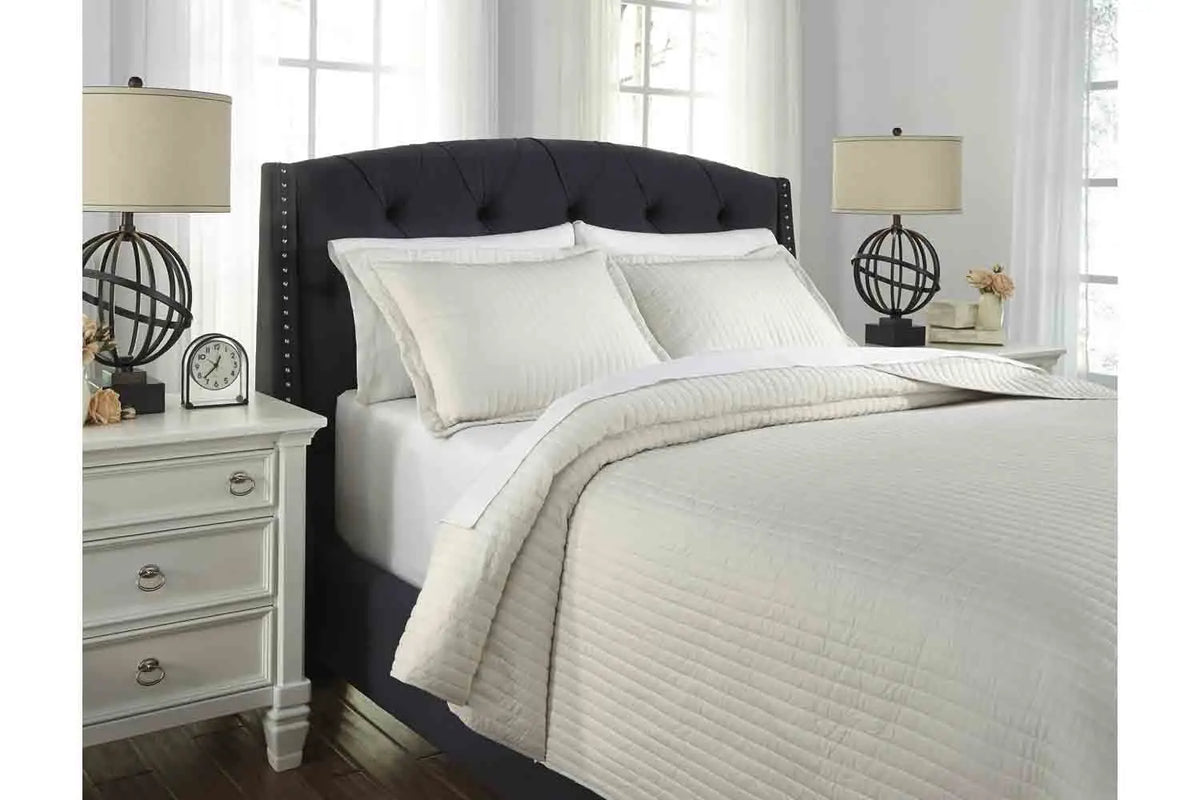 321424964:Raleda Coverlet in Buff, Queen, Image 2